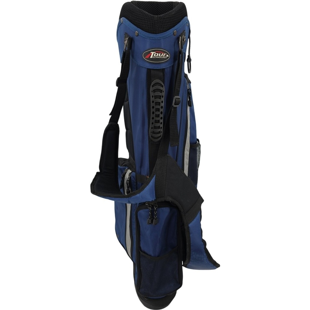 Excalibur USA Made Six Divider Blue Golf Club Cart Bag With Carry Strap